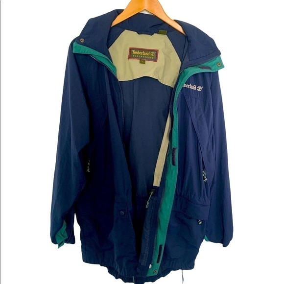 Vintage Timberland Weatherproof Retro Sport Windbreaker Jacket - Picture 8 of 16